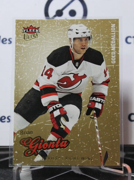 2008-09 FLEER ULTRA BRIAN GIONTA # 43 NEW JERSEY DEVILS  NHL HOCKEY TRADING CARD