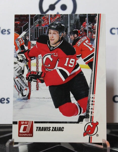 20010-11 PANINI DONRUSS TRAVIS ZAJAC # 132 NEW JERSEY DEVILS  NHL HOCKEY TRADING CARD