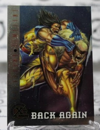 WOLVERINE SABRETOOTH # 89  BACK AGAIN MARVEL FLEER ULTRA X-MEN NON-SPORT TRADING CARD 1995