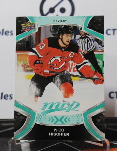 2021-22 UPPER DECK MVP NICO HISCHIER # 113  NEW JERSEY DEVILS  NHL HOCKEY TRADING CARD