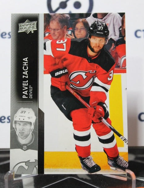 2021-22 UPPER DECK  PAVEL ZACHA # 361 NEW JERSEY DEVILS  NHL HOCKEY TRADING CARD