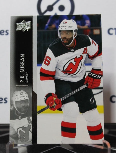 2021-22 UPPER DECK  P.K. SUBBAN # 360 NEW JERSEY DEVILS  NHL HOCKEY TRADING CARD