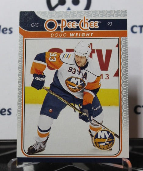 2009-10 O-PEE CHEE DOUG WEIGHT # 256 NEW YORK ISLANDERS NHL HOCKEY CARD