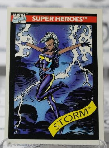 STORM # 48  X-MEN MARVEL NM SUPER HEROES  NON-SPORT TRADING CARD IMPEL 1990