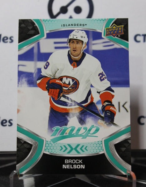 2021-22 UPPER DECK MVP BROCK NELSON # 131 NEW YORK ISLANDERS HOCKEY CARD