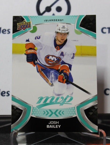 2021-22 UPPER DECK MVP JOSH BAILEY # 12 NEW YORK ISLANDERS HOCKEY CARD