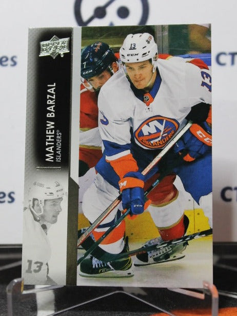 2021-22 UPPER DECK MATHEW BARZAL  # 362  NEW YORK ISLANDERS HOCKEY CARD