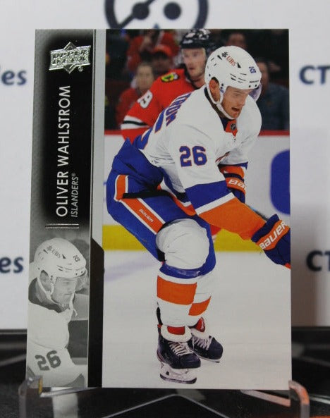 2021-22 UPPER DECK OLIVER WAHLSTROM  # 367  NEW YORK ISLANDERS HOCKEY CARD