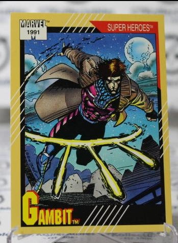 GAMBIT # 17  X-MEN MARVEL  NM SUPER HEROES  NON-SPORT TRADING CARD IMPEL 1991