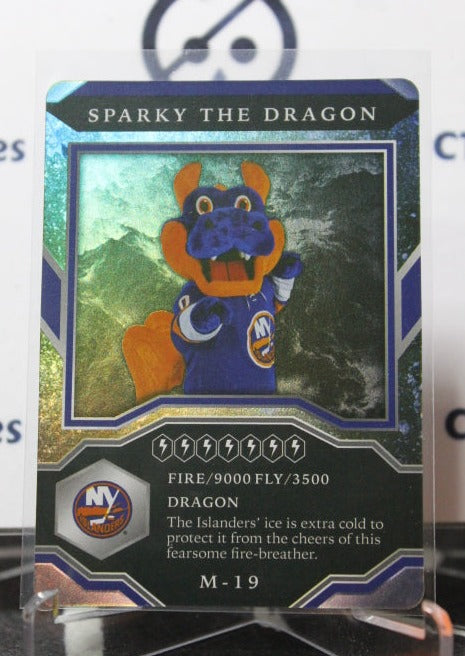 2021-22 UPPER DECK MVP SPARKY THE DRAGON # M-19 MASCOTS NEW YORK ISLANDERS HOCKEY CARD