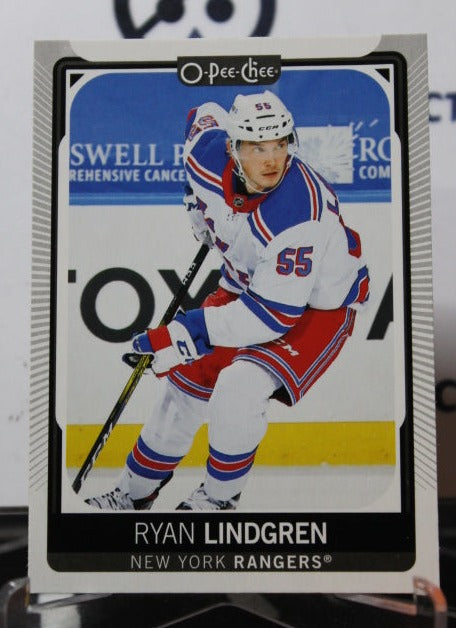 2021-22  O-PEE-CHEE RYAN LINDGREN  # 287  NEW YORK RANGERS  NHL HOCKEY CARD