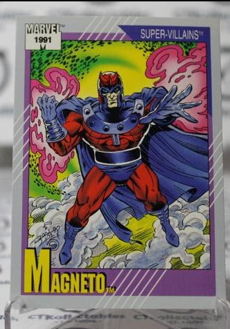 MAGNETO # 57  X-MEN MARVEL NM SUPER HEROES  NON-SPORT TRADING CARD IMPEL 1991