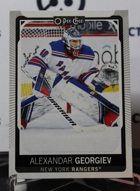 2021-22  O-PEE-CHEE ALEXANDAR GEORGIEV  # 262  NEW YORK RANGERS  NHL HOCKEY CARD
