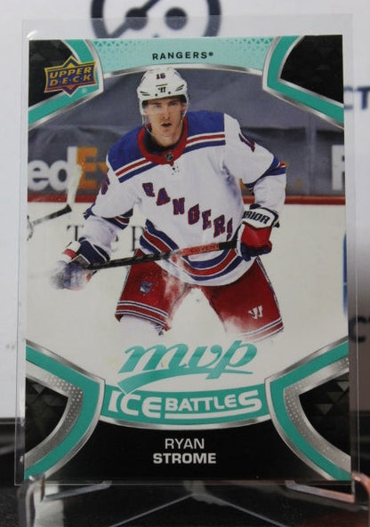 2021-22  UPPER DECK MVP RYAN STROME  # 16 ICE BATTLES NEW YORK RANGERS  NHL HOCKEY CARD