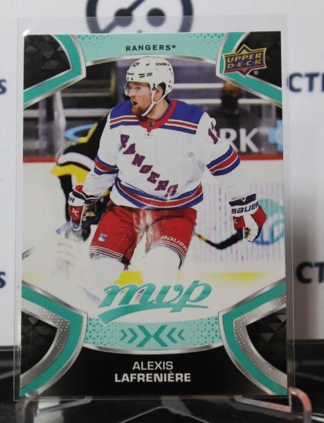 2021-22  UPPER DECK ALEXIS LAFRENIERE  # 1 ROOKIE  NEW YORK RANGERS  NHL HOCKEY CARD