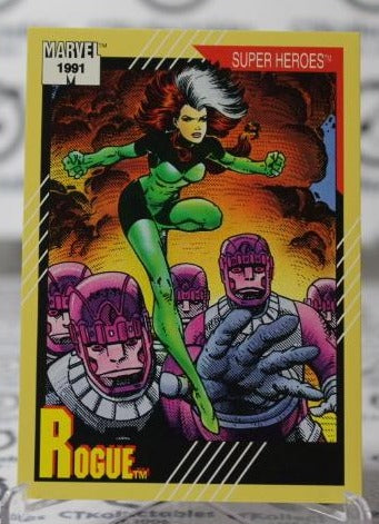 ROGUE # 42  X-MEN  MARVEL NM SUPER HEROES  NON-SPORT TRADING CARD IMPEL 1991