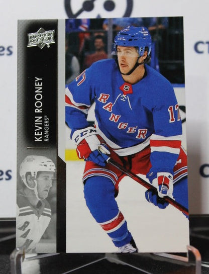 2021-22  UPPER DECK KEVIN ROONEY  # 370  NEW YORK RANGERS  NHL HOCKEY CARD