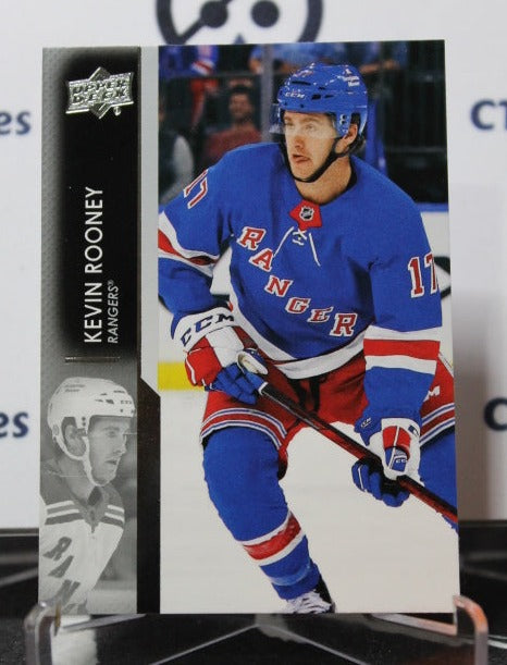 2021-22  UPPER DECK KEVIN ROONEY  # 370  NEW YORK RANGERS  NHL HOCKEY CARD