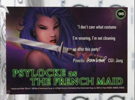 PSYLOCKE # 96  X-MEN '95 FLEER ULTRA MARVEL  NM SUPER HEROES  NON-SPORT TRADING CARD  1995