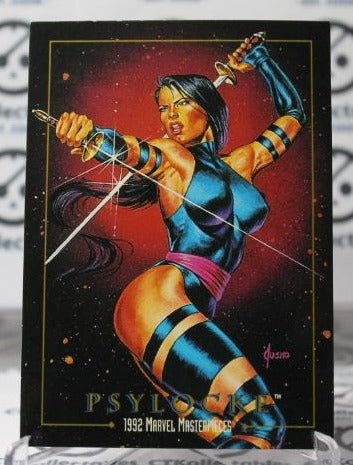 PSYLOCKE # 65  X-MEN  MARVEL MASTERPIECES NM SUPER HEROES  NON-SPORT TRADING CARD SKYBOX 1992