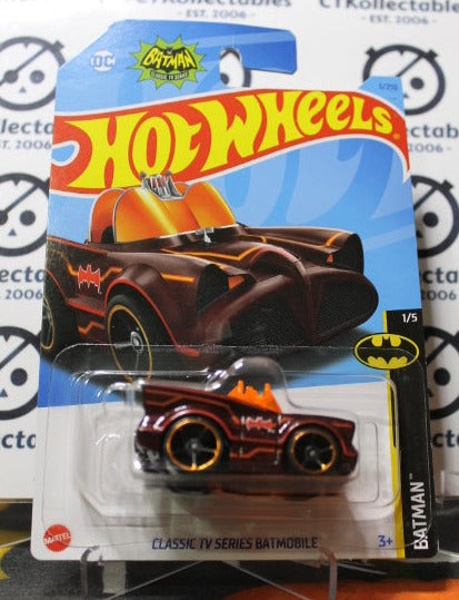 BATMAN MATTEL HOT WHEELS LONG CARD BLACK / ORANGE 3/250 BATMOBILE 1/5 DIE CAST WARNER BROS. DC COMICS 2022