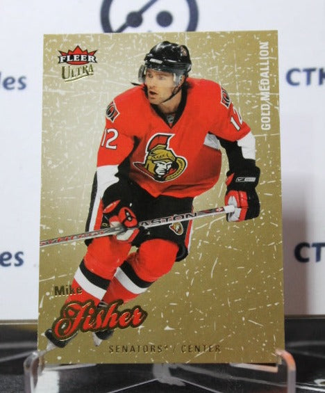 2008-09 FLEER ULTRA MIKE FISHER # 63 OTTAWA SENATORS NHL HOCKEY CARD