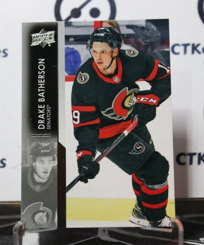 2021-22 UPPER DECK DRAKE BATHERSON # 374  OTTAWA SENATORS HOCKEY CARD