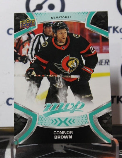 2021-22 UPPER DECK MVP CONNOR BROWN # 130  OTTAWA SENATORS HOCKEY CARD