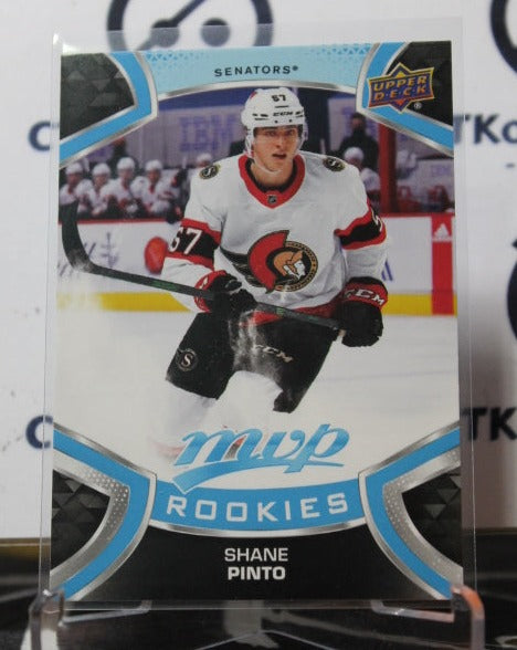 2021-22 UPPER DECK MVP SHANE PINTO # 236 ROOKIE  OTTAWA SENATORS HOCKEY CARD