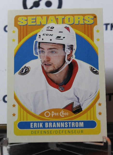 2021-22 O-PEE-CHEE ERIK BRANNSTROM # 273 RETRO OTTAWA SENATORS NHL HOCKEY CARD