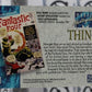 THE THING # 91 FANTASTIC FOUR MARVEL MASTERPIECES SUPER HEROES  NON-SPORT TRADING CARD SKYBOX 1992 MINOR WEAR