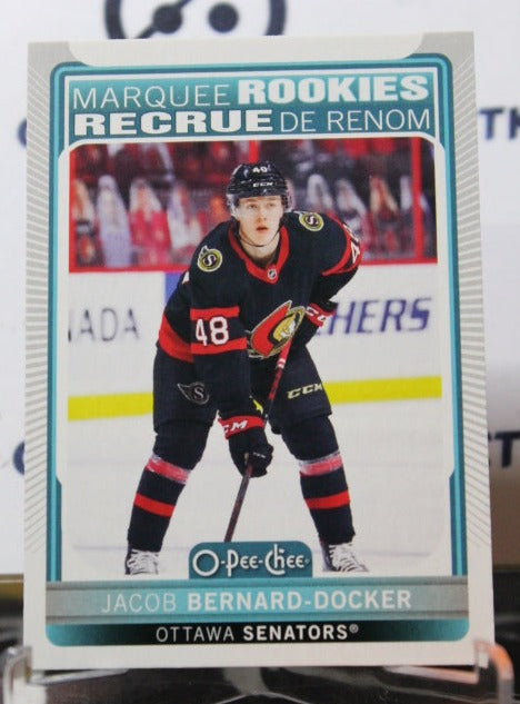 2021-22 O-PEE-CHEE JACOB BERNARD-DOCKER # 528 MARQUEE ROOKIE OTTAWA SENATORS NHL HOCKEY CARD