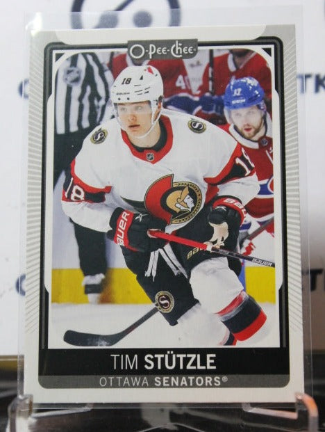 2021-22 O-PEE-CHEE TIM STUTZLE # 5 ROOKIE OTTAWA SENATORS NHL HOCKEY CARD