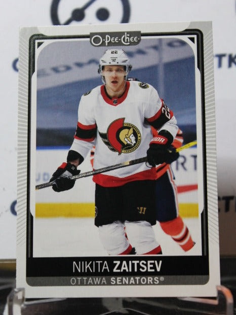 2021-22 O-PEE-CHEE NIKITA ZAITSEV # 304 OTTAWA SENATORS NHL HOCKEY CARD