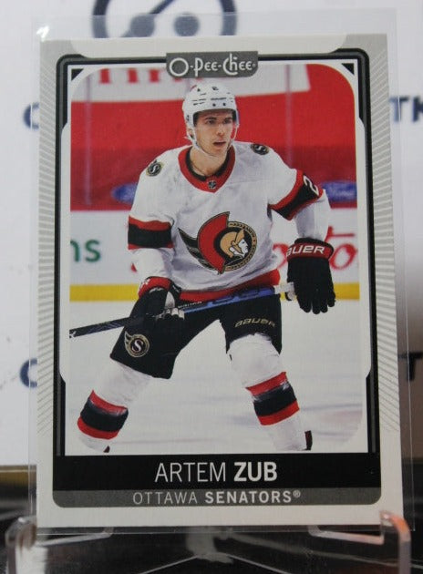 2021-22 O-PEE-CHEE ARTEM ZUB # 299  ROOKIE OTTAWA SENATORS NHL HOCKEY CARD