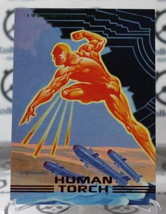 HUMAN TORCH # 2 FANTASTIC FOUR MARVEL MASTERPIECES SUPER HEROES NM NON-SPORT TRADING CARD IMPEL 1993
