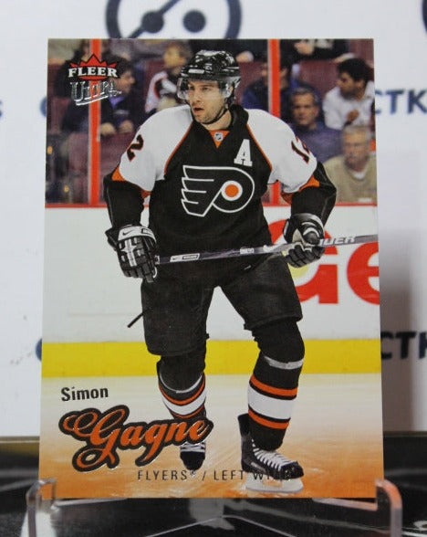 2008-09 FLEER ULTRA  SIMON GAGNE  # 70 PHILADELPHIA FLYERS NHL HOCKEY  CARD