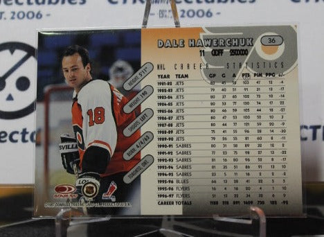 1997-98 DONRUSS DALE HAWERCHUK  # 36 PRESS PROOF  PHILADELPHIA FLYERS NHL HOCKEY  CARD