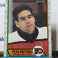 1989-90 O-PEE-CHEE PETE PEETERS  # 195  PHILADELPHIA FLYERS NHL HOCKEY  CARD