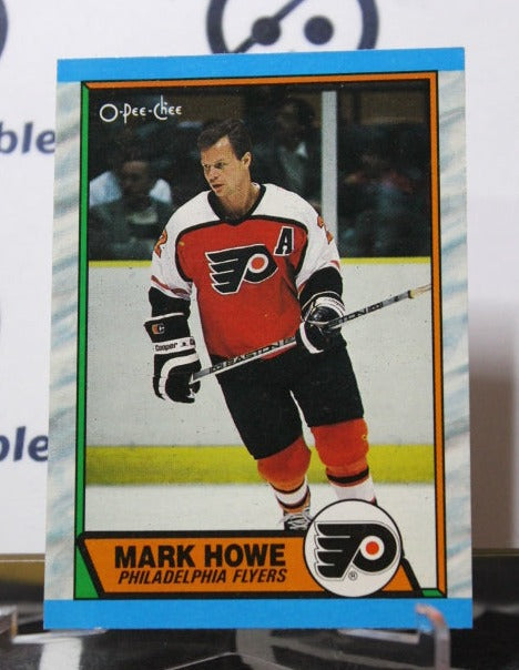 1989-90 O-PEE-CHEE MARK HOWE  # 191  PHILADELPHIA FLYERS NHL HOCKEY  CARD