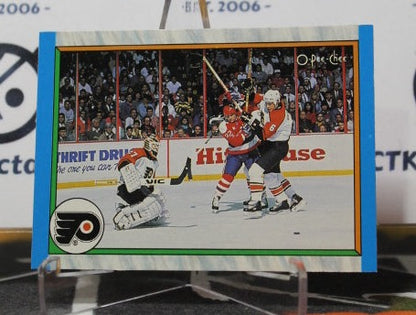 1989-90 O-PEE-CHEE FINAL STANDING  # 311  PHILADELPHIA FLYERS NHL HOCKEY  CARD