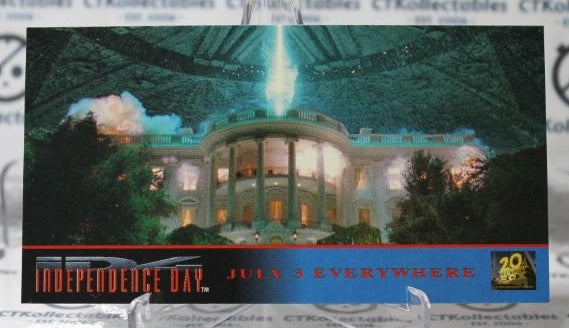 INDEPENDENCE DAY NON-SPORT TOPPS WIDEVISION PROMO CARD  1996