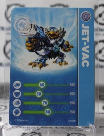 SKYLANDERS JET-VAC GIANTS NM  NON-SPORT ACTIVISION CARD 2011