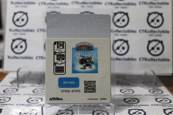 SKYLANDERS JET-VAC GIANTS NM  NON-SPORT ACTIVISION CARD 2011