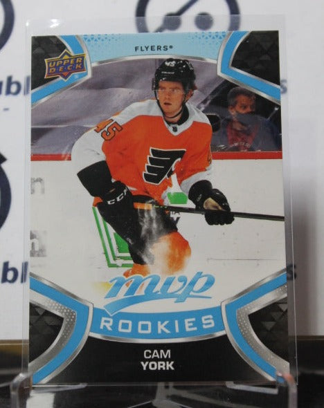 2021-22 UPPER DECK MVP CAM YORK # 233 ROOKIE  PHILADELPHIA FLYERS NHL HOCKEY  CARD