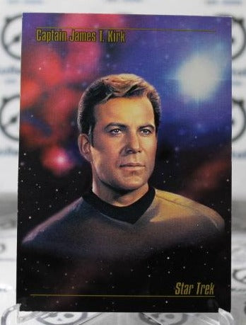 STAR TREK # 01 CAPTAIN JAMES T. KIRK  NM  NON-SPORT SKYBOX CARD 1993