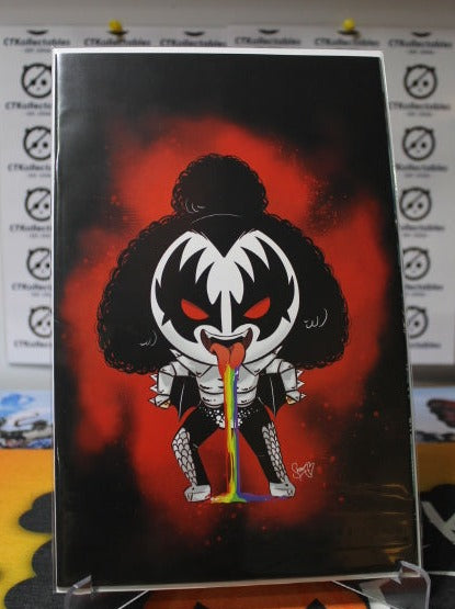 KISS  # 1 VARIANT VIRGIN GENE SIMONS COVER DYNAMITE COMICS  2016