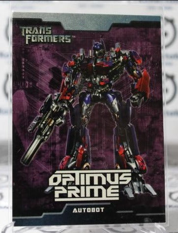 TRANSFORMERS # 1  AUTOBOT OPTIMUS PRIME TOPPS NON-SPORT TRADING CARD 2007