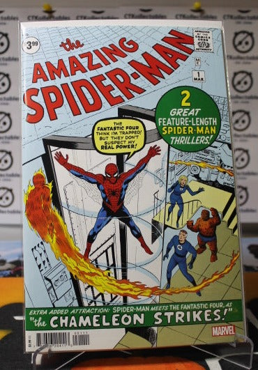 THE AMAZING SPIDER-MAN # 1 REPRINT FACSIMILE EDITION  MARVEL COMIC BOOK 2022