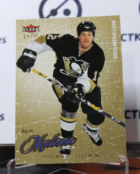 2008-09 FLEER ULTRA RYAN MALONE # 81  PITTSBURGH PENGUINS NHL HOCKEY TRADING CARD